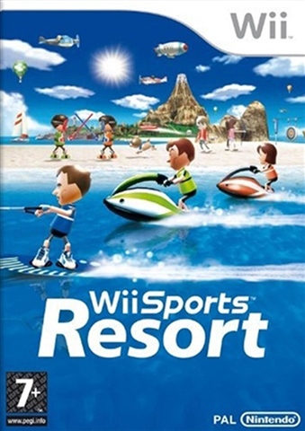 Nintendo Wii console with Wii sports resort factory and Wii play (As is)